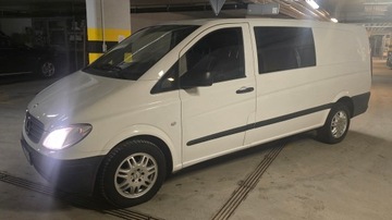 Mercedes Vito W639 Kombi Facelifting 122 CDI 224KM 2010 Mercedes-Benz Vito 120cdi extra long 6 osób brygadówka hak automat, zdjęcie 11