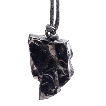 WISIOREK NASZYJNIK SHUNGITE OKRĄG OCHRONNY