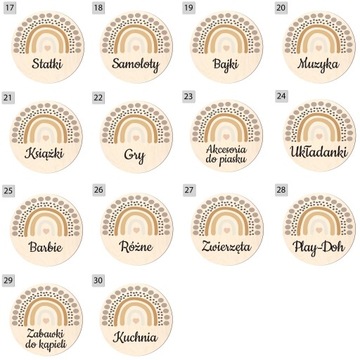 Этикетки Деревянные таблички для трофастовых коробок, ящиков, игрушек