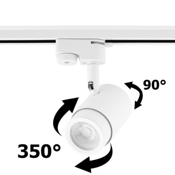 Комплект: Шинопровод 2 м + 6 светодиодных отражателей GU10.
