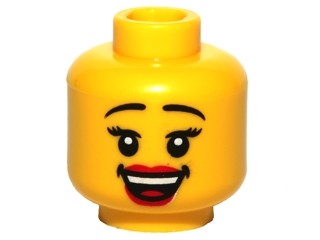 LEGO Główka Głowa 3626bpb0789 Cheerleader