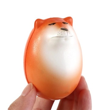 Яйцо для собак Шиба Лну, форма для яиц для собак, сжимаемые маленькие животные, собачьи яйца, фигурки, игрушки
