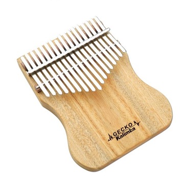 GECKO 17 Keys Kalimba Thumb Piano B Tune Camphor W