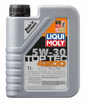 SYNTETYCZNY OLEJ LIQUI MOLY TOP TEC 4200 LL III POMPOWTRYSK + DPF 5W30 1L