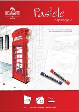 BLOK do PASTELI A4 INSPIRACJE 20 ark KOH -I-NOOR