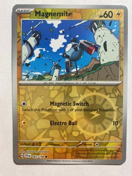 Scarlet & Violet reverse 063/198 Magnemite