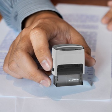 WAGRAF B2s ШТАМП ДЛЯ 4 СТРОК НАЗВАНИЕ КОМПАНИИ ОФИСНЫЙ ДИЗАЙН + ЛАСТИК