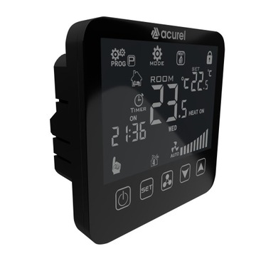 Термостат, регулятор скорости фанкойла 4P LCD