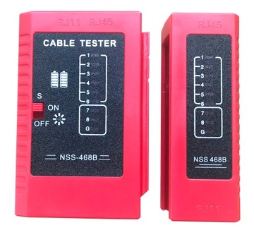 ТЕСТЕР СЕТЕВОГО КАБЕЛЯ RJ45 RJ12 RJ11 КОРПУС