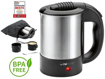 CZAJNIK ELEKTRYCZNY PODRÓŻNY 0,5L BPA FREE CLATRON