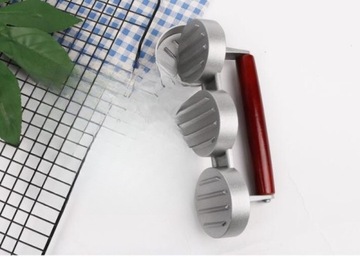 Пресс для гамбургеров своими руками, котлеты для домашнего использования, ножницы для мяса, круглый деревянный торт