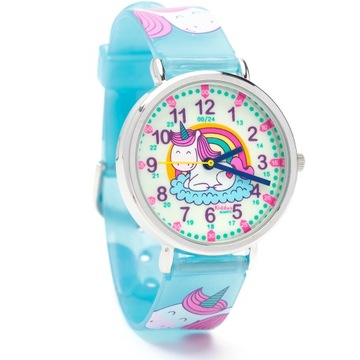 Развивающие часы Kiddus - Единорог