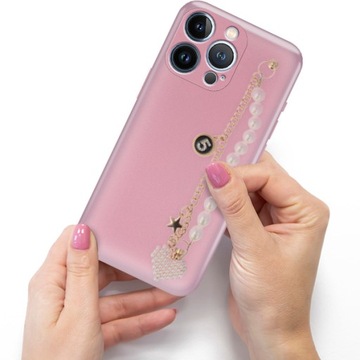 Etui Metallic Różowy Blink do IPHONE 13 PRO Perły