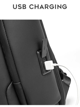 Рюкзак Bange BG-7277 для ноутбука 15,6 дюйма с USB, вместительный СЕРЫЙ