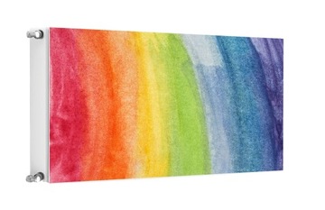 MAGNES MATA MAGNETYCZNA NA KALORYFER 100x60 TĘCZA FOTOTAPETA