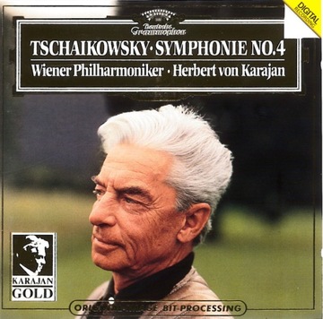 Czajkowski Symfonia nr 4 Karajan Gold CD zalana