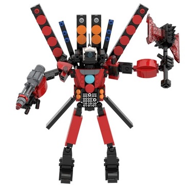 Skibidi Toilet Figures builing blocks Anime Titan Drill Man Toys Figures