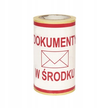 Etykiety Dokumenty w środku 100x100 100 sztuk