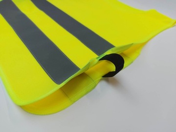 Светоотражающий жилет детский, желтый, ЛЮБОЙ ПРИНТ