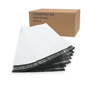 Foliopaki K03 Koperty foliowe B4 260x350mm 100szt