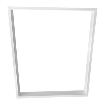 NOGI DO STOŁU METALOWE LOFT PROFIL 60x72 BIAŁE PROFIL 6X2