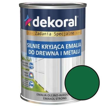 Emalia olejno-alkidowa Emakol Strong 0,9L zielony liściasty połysk silnie k