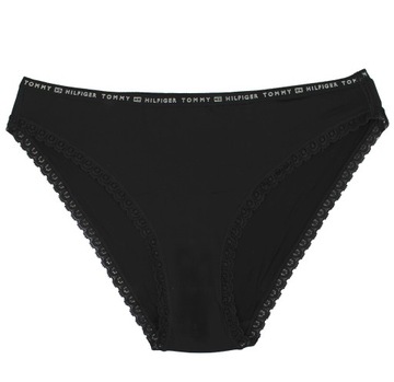 TOMMY HILFIGER MAJTKI DAMSKIE 3P BIKINI BLACK r.XS