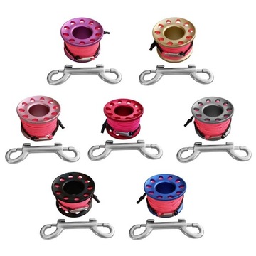 Катушка Underwater Wreck Cave с черной защелкой из нержавеющей стали