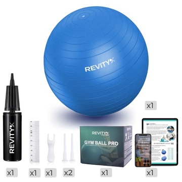 МЯЧ ГИМНАСТИЧЕСКИЙ ДЛЯ ТРЕНИРОВОК ФИТНЕС ТРЕНИРОВКИ РЕАБИЛИТАЦИЯ БОЛЬШОЙ 65 СМ