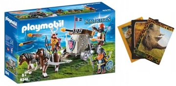PLAYMOBIL 9341 ZAPRZĘG KUCYKÓW BALISTA KRASNOLUDÓW