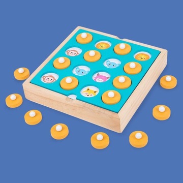 ДЕРЕВЯННЫЙ ПАЗЛ МОЗАИКА ДОСКА 2В1 ШАРИКИ