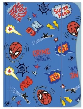 Teczka kartonowa z gumką A4 Spider Man mix wzorów