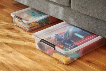 КОНТЕЙНЕР ПОД КРОВАТЬЮ ПЛАСТИКОВАЯ КОРОБКА ЯЩИК ДЛЯ ХРАНЕНИЯ ХРАНЕНИЕ на колесах 29Л