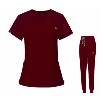 DAMSKI KOMPLET UNIFORM MEDYCZNY KOSZULKA SPODNIE