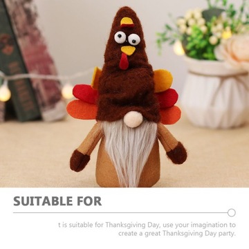 Плюшевая кукла-индюк Осенний урожай Гномик 2 шт.