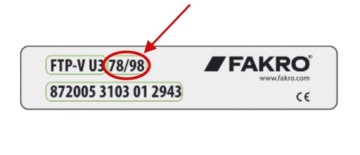 ТЕРМОЧЕРНЕНИЕ КРЫШИ СТАВНИ FAKRO 55x75