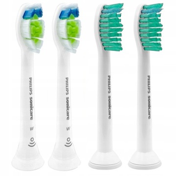 4x KOŃCÓWKI PHILIPS SONICARE PRORESULT DIAMOND DO SZCZOTECZKI SONICZNEJ