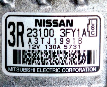 ALTERNÁTOR NISSAN 370Z Z OE
