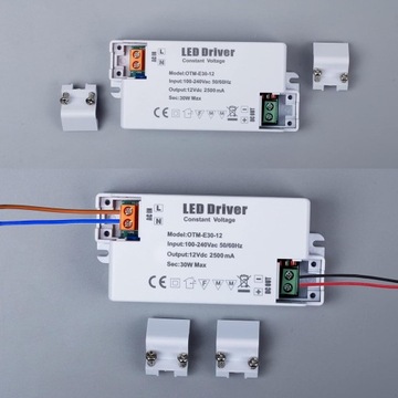 СВЕТОДИОДНЫЙ ТРАНСФОРМАТОР 240 12В постоянного тока 2,5А LED MR11, MR16