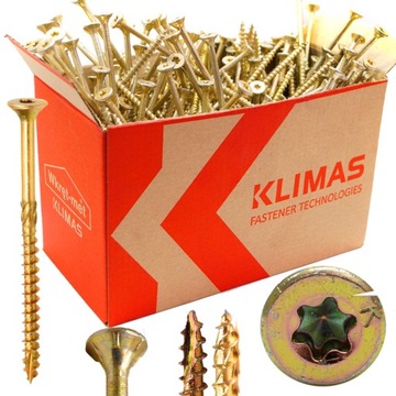 Wkręty CIESIELSKIE do drewna 4,5x50mm TORX 250szt
