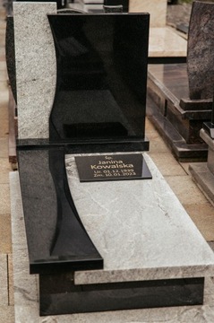 Подушка для могилы Stone Plaque + Гравировка 45x35x5x1 см Черный