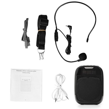 Проводной микрофонный усилитель голоса SP-VA11 +FM-гид, преподаватель