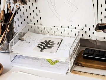 ДРОНЬОНС Поднос для писем - белый