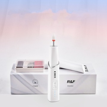 Мини-фрезерный станок для ногтей, маникюрный набор, 15000 об/мин