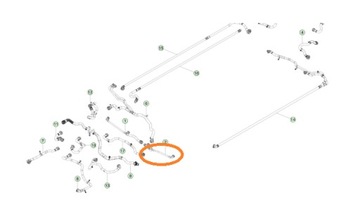 ШЛАНГ ДЛЯ ВОДЫ TESLA МОДЕЛЬ 3 Y 1077577-00-F