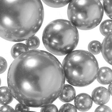 Ваза с жемчугом Круглые блестящие бусины 125 шт.