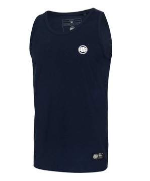 PITBULL MĘSKA KOSZULKA TANK TOP SLIM FIT SMALL LOGO DARK NAVY GRANATOWY 3XL