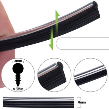 ДЕКОРАТИВНАЯ ТЮНИНГОВАЯ ЛЕНТА ДЛЯ ТЮНИНГА САЛОНА АВТОМОБИЛЯ 5м