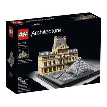 LEGO Architecture 21024 Luwr Paryż Francja Louvre