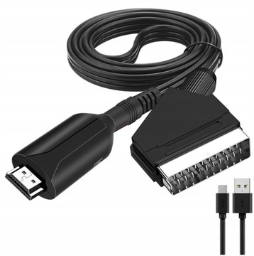 HDMI-kompatybilny z adapterem Scart Silikonowy